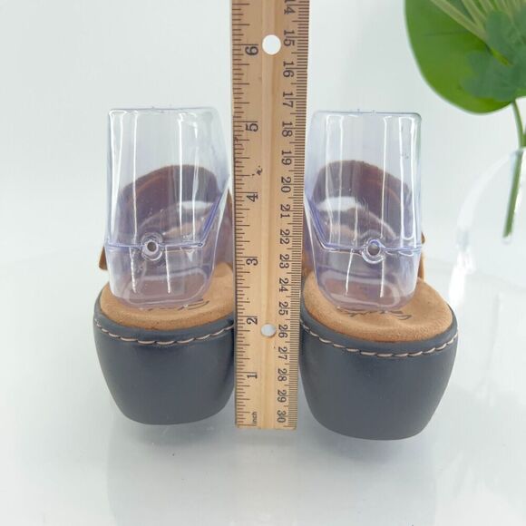 Clarks Women's Delana Fenela Sandal Size 8 Strappy Slide  Leather Casual Shoe - Picture 7 of 14